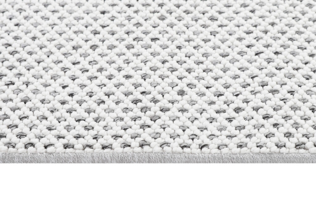 Teppich Agra Grau Modern mit Fransen
