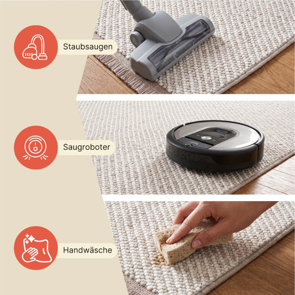 Teppich Agra Beige Modern mit Fransen