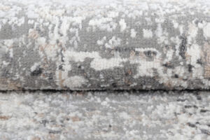 Teppichläufer Valley Dunkelgrau Blumen Rosette