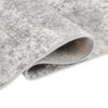 Teppichläufer Valley Dunkelgrau Blumen Rosette