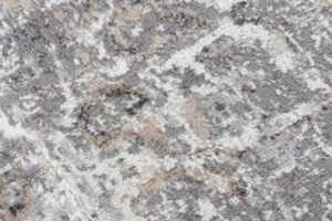 Teppichläufer Valley Dunkelgrau Blumen Rosette