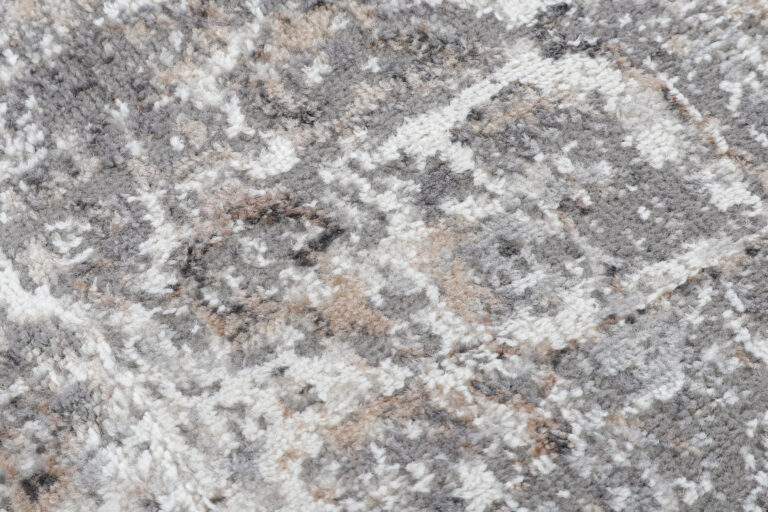 Teppichläufer Valley Dunkelgrau Blumen Rosette