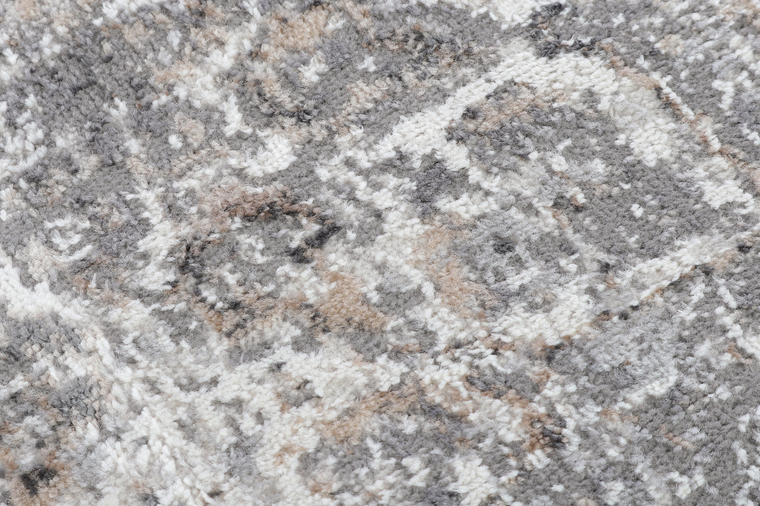 Teppichläufer Valley Dunkelgrau Blumen Rosette