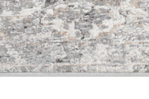 Teppichläufer Valley Dunkelgrau Blumen Rosette