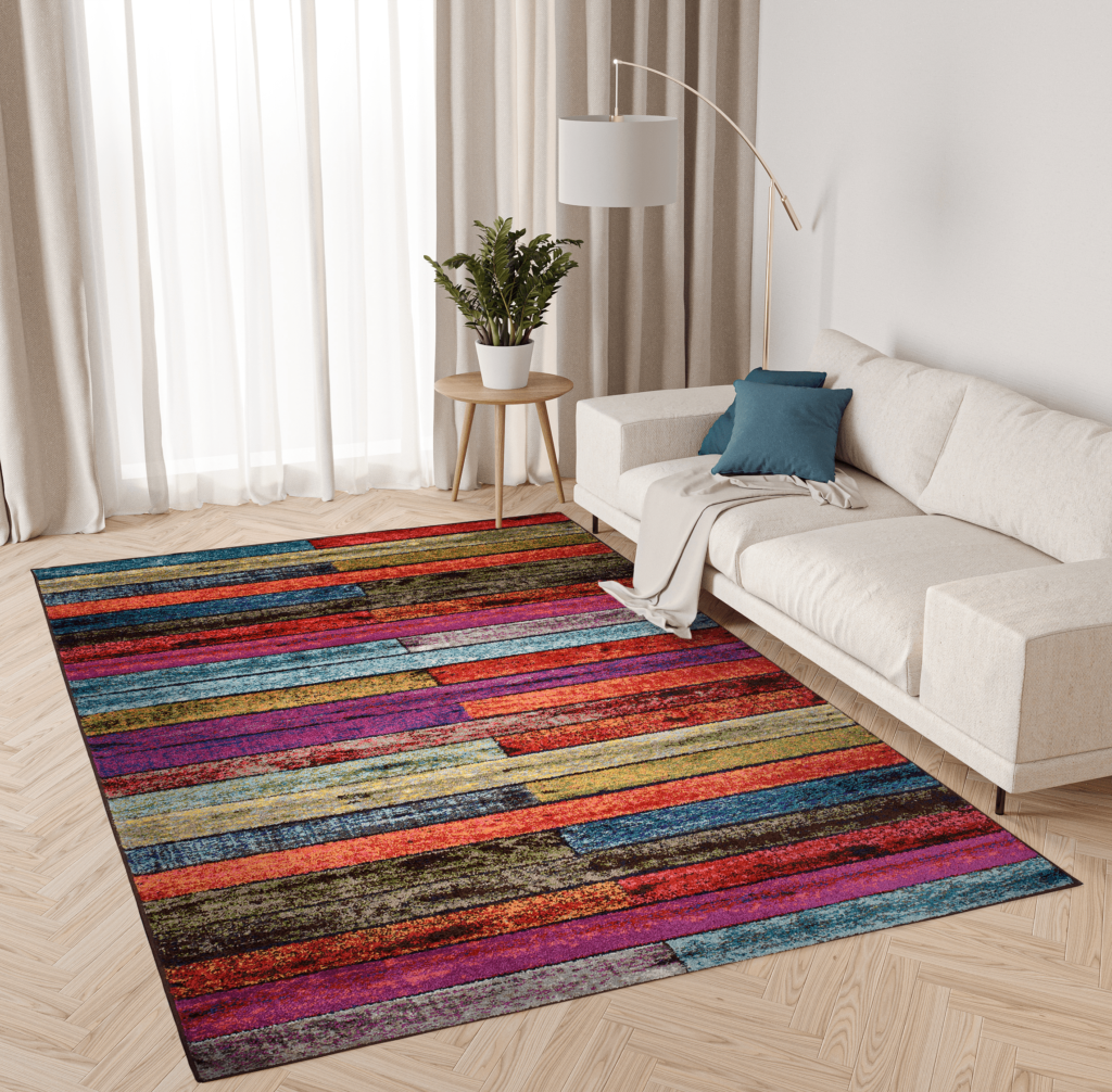 Teppich Salsa Mehrfarbig Paneele