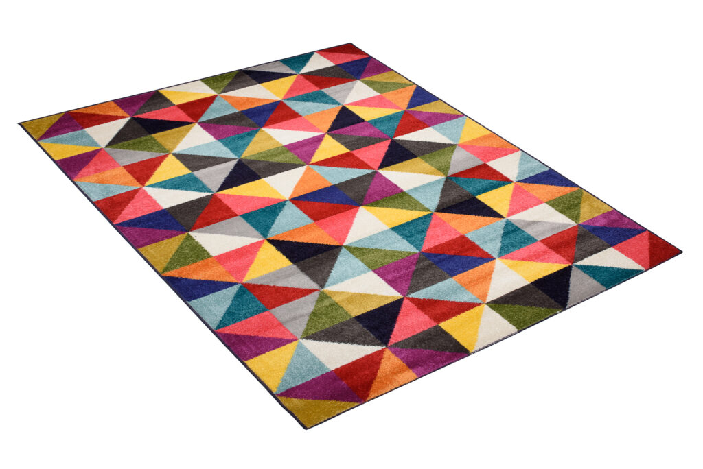 Teppich Salsa Mehrfarbig Dreiecke