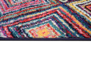 Teppich Salsa Mehrfarbig Abstrakt Rauten