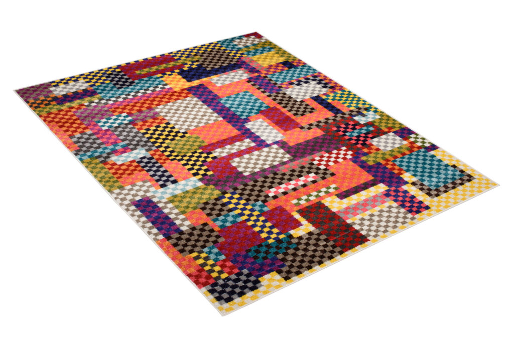 Teppich Salsa Geometrisch Mehrfarbig