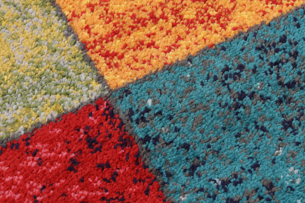 Teppich Salsa Mehrfarbig Quadrate