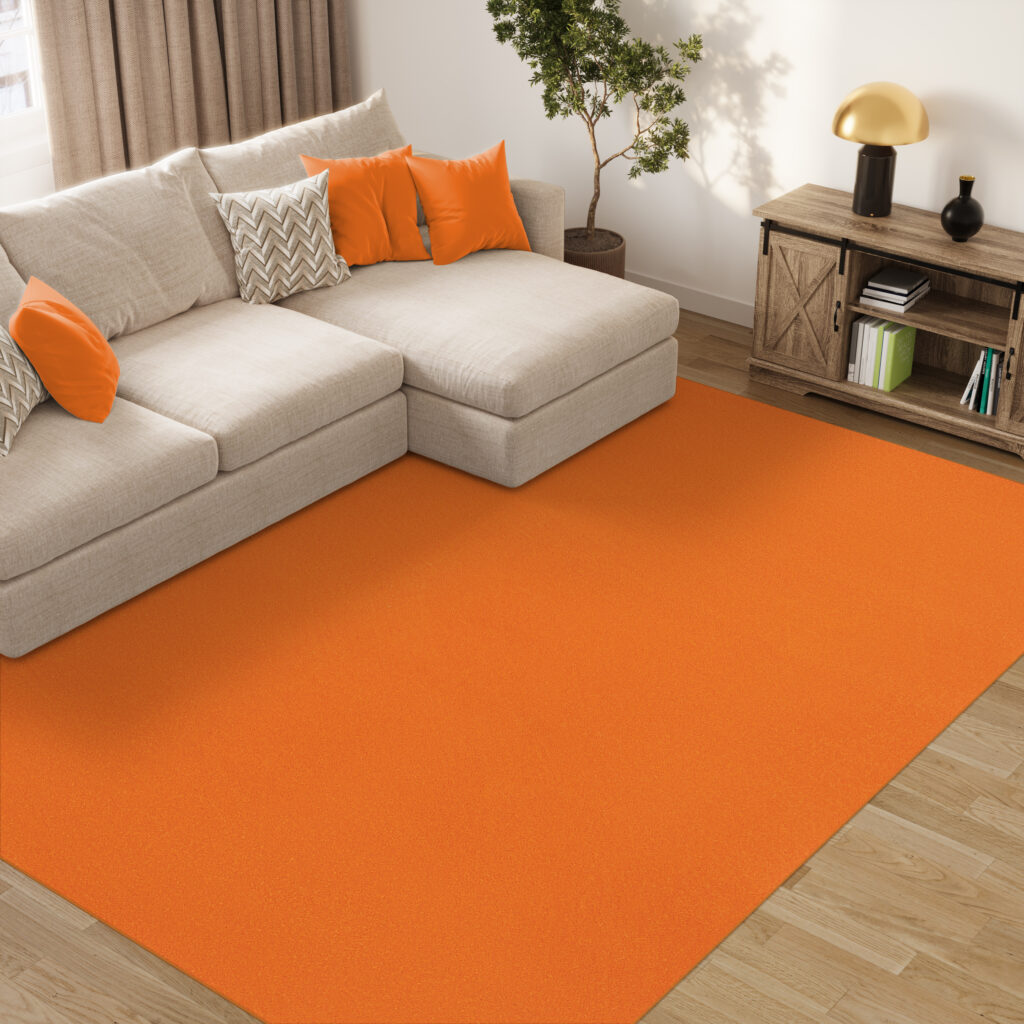 Teppich Mono Indoor Outdoor Orange