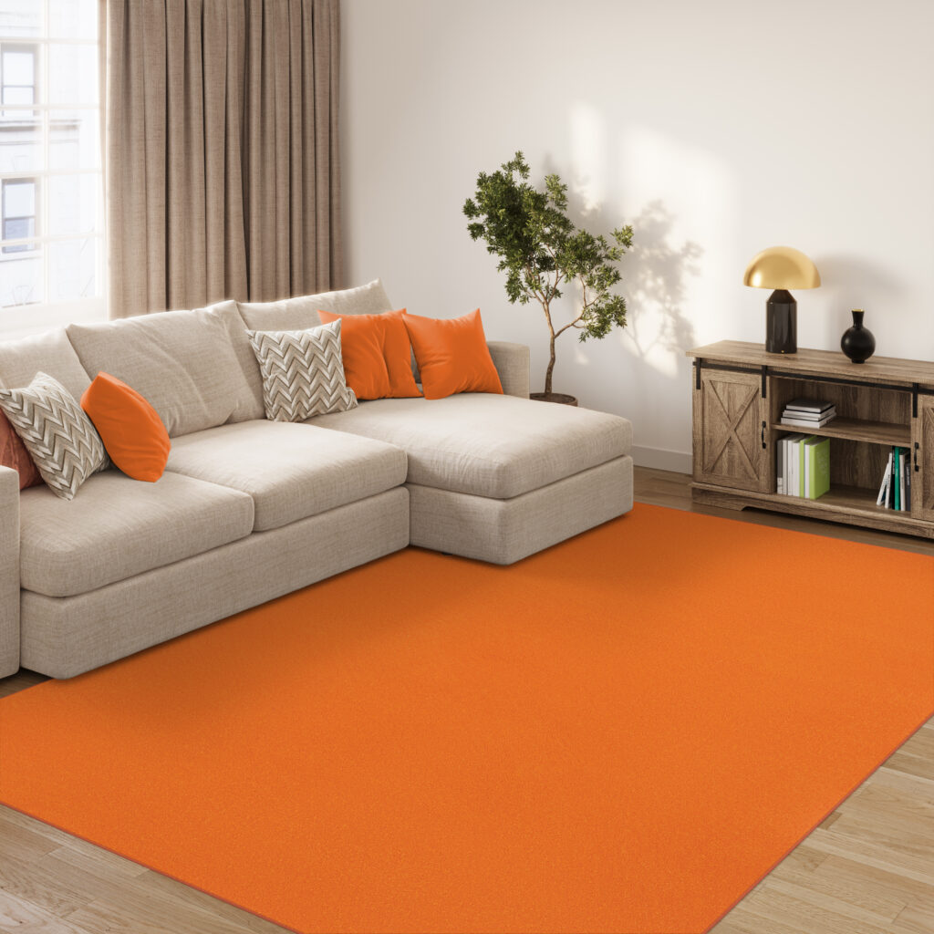Teppich Mono Indoor Outdoor Orange
