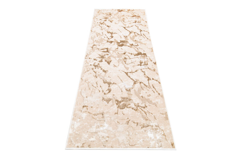 Teppichläufer Crystal Beige Braun Abstrakt Meterware