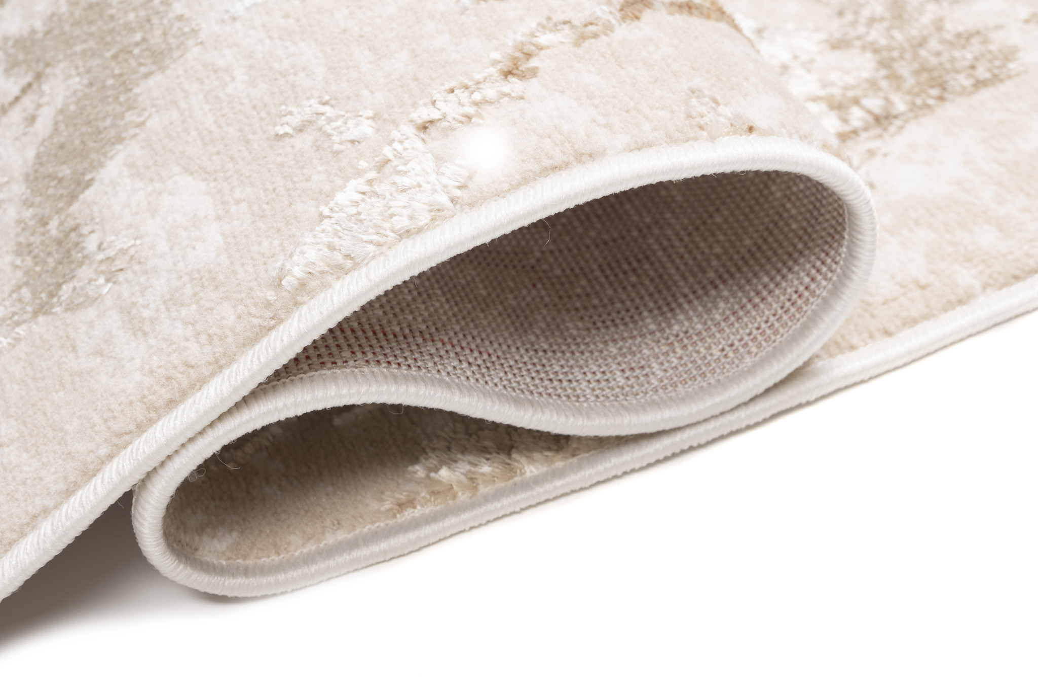 Teppichläufer Crystal Beige Braun Abstrakt Meterware