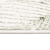 Teppichläufer Crystal Beige Grün Blätter Meterware