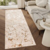 Teppichläufer Crystal Beige Braun Abstrakt Meterware