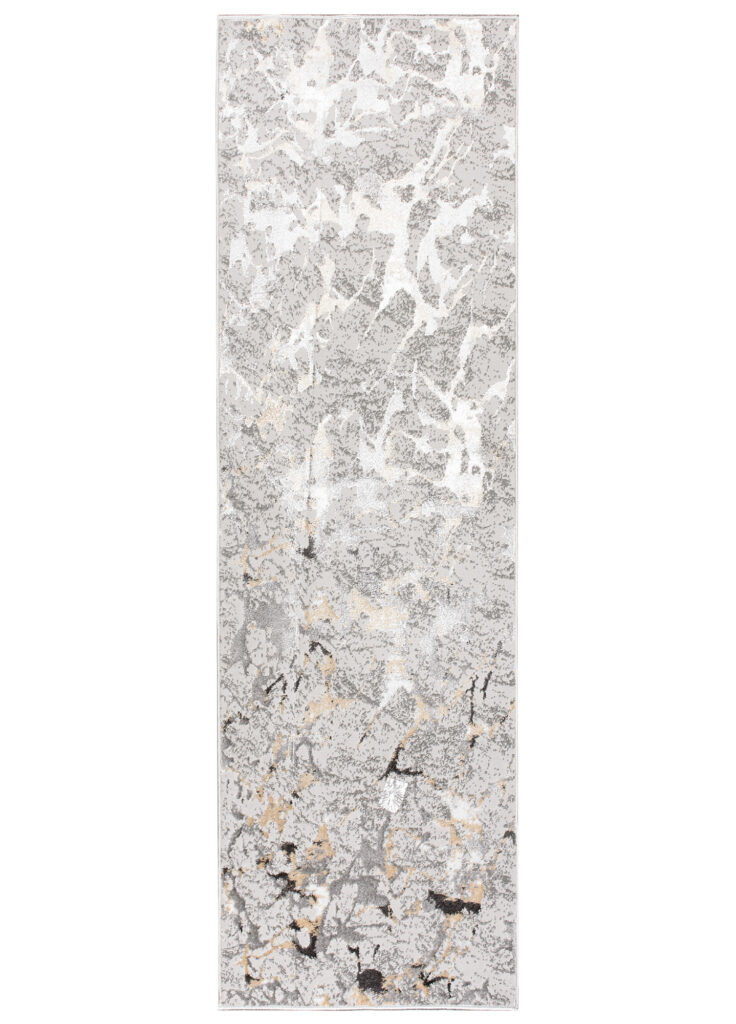 Teppichläufer Crystal Grau Beige Abstrakt Meterware