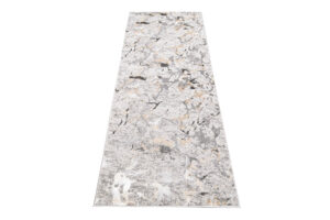 Teppichläufer Crystal Grau Beige Abstrakt Meterware