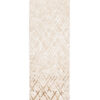 Teppichläufer Crystal Beige Braun Rauten Meterware