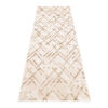 Teppichläufer Crystal Beige Braun Rauten Meterware