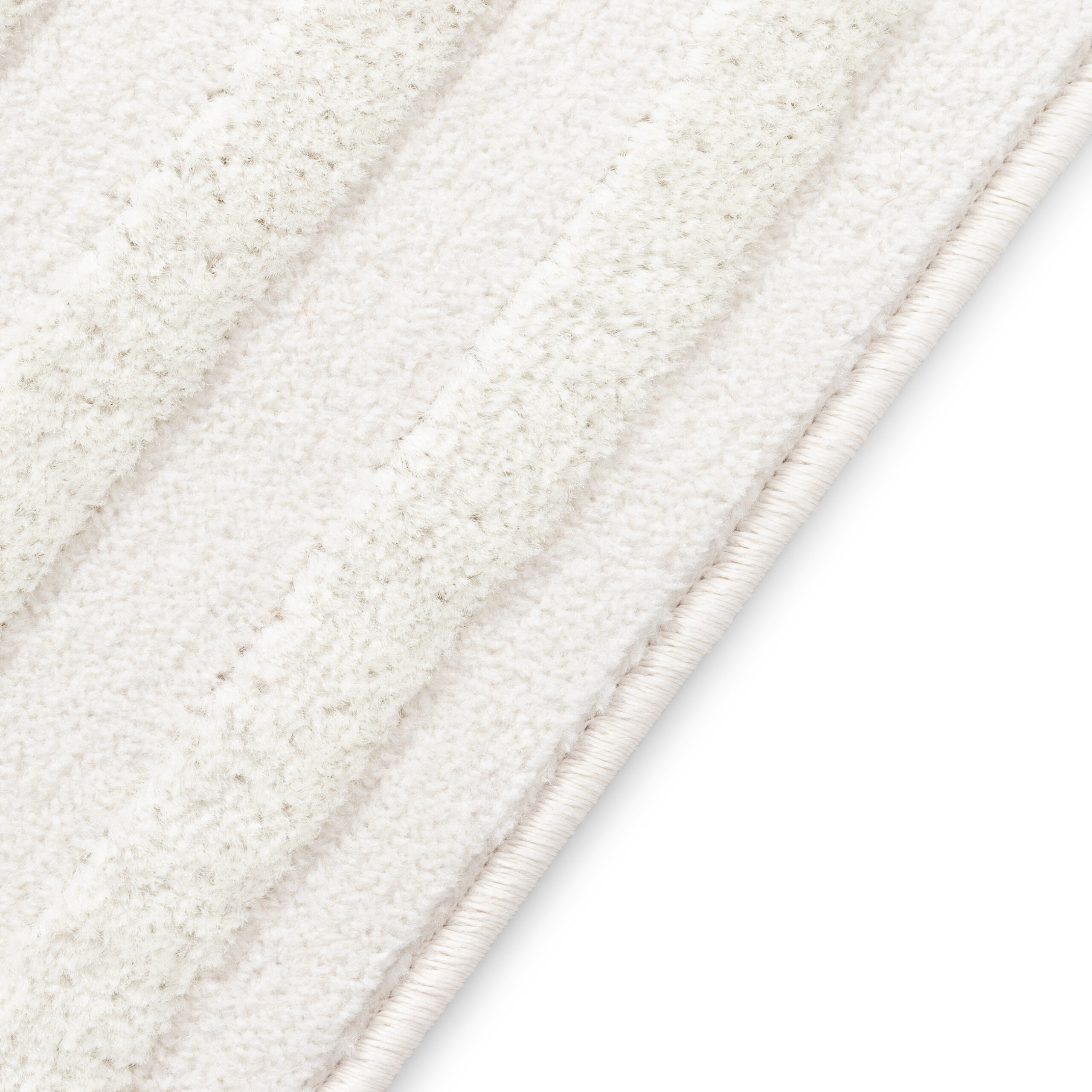 Teppich Hygge Gebrochenes Weiß Linien