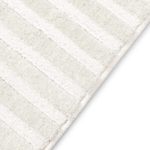 Teppich Hygge Gebrochenes Weiß Streifen