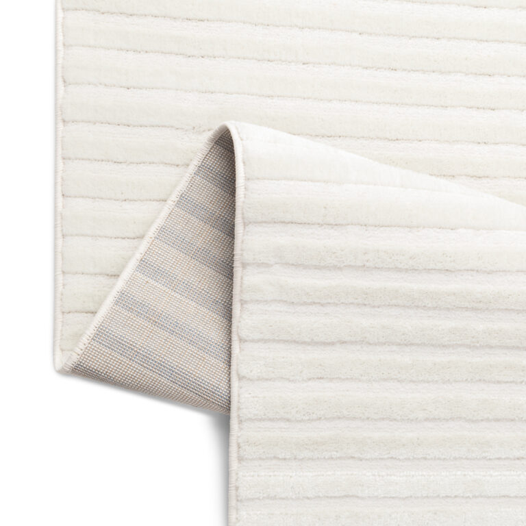 Teppich Hygge Gebrochenes Weiß Streifen