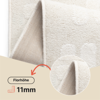Teppich Terra Creme Streifen