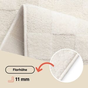 Teppich Terra Creme Karo