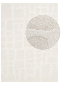 Teppich Terra Creme Steine