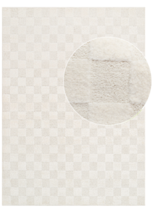 Teppich Terra Creme Karo