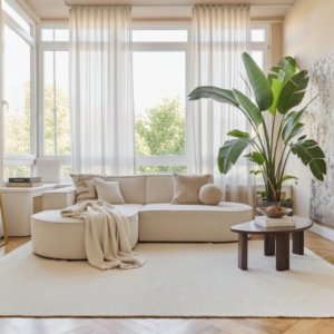 Teppich Wolle Loni Weiß