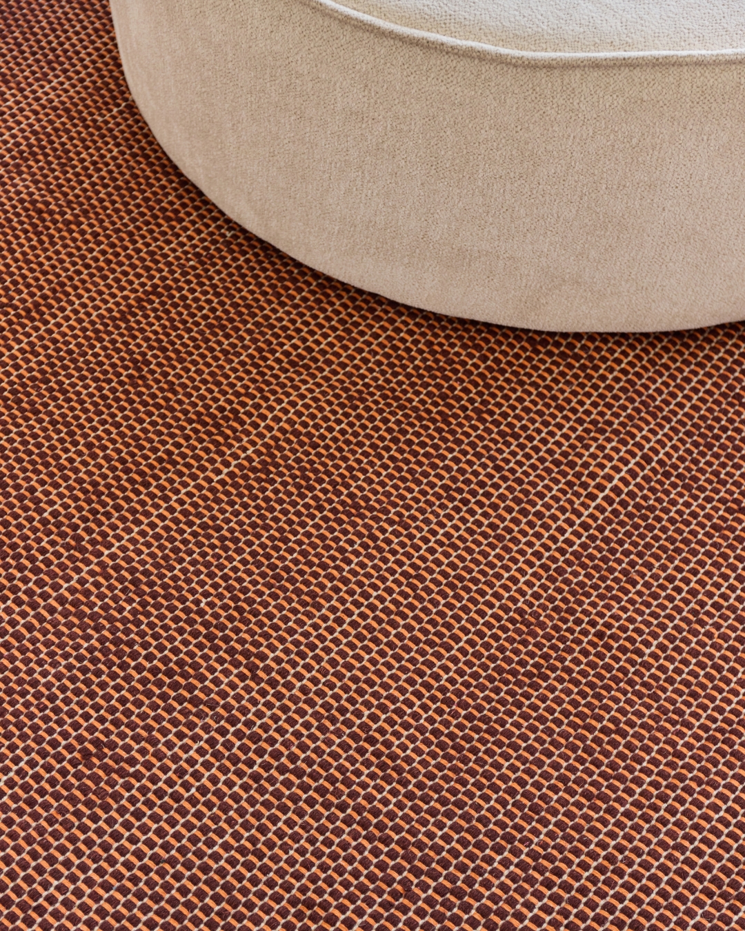 Teppich Wolle Loni Dunkelbraun