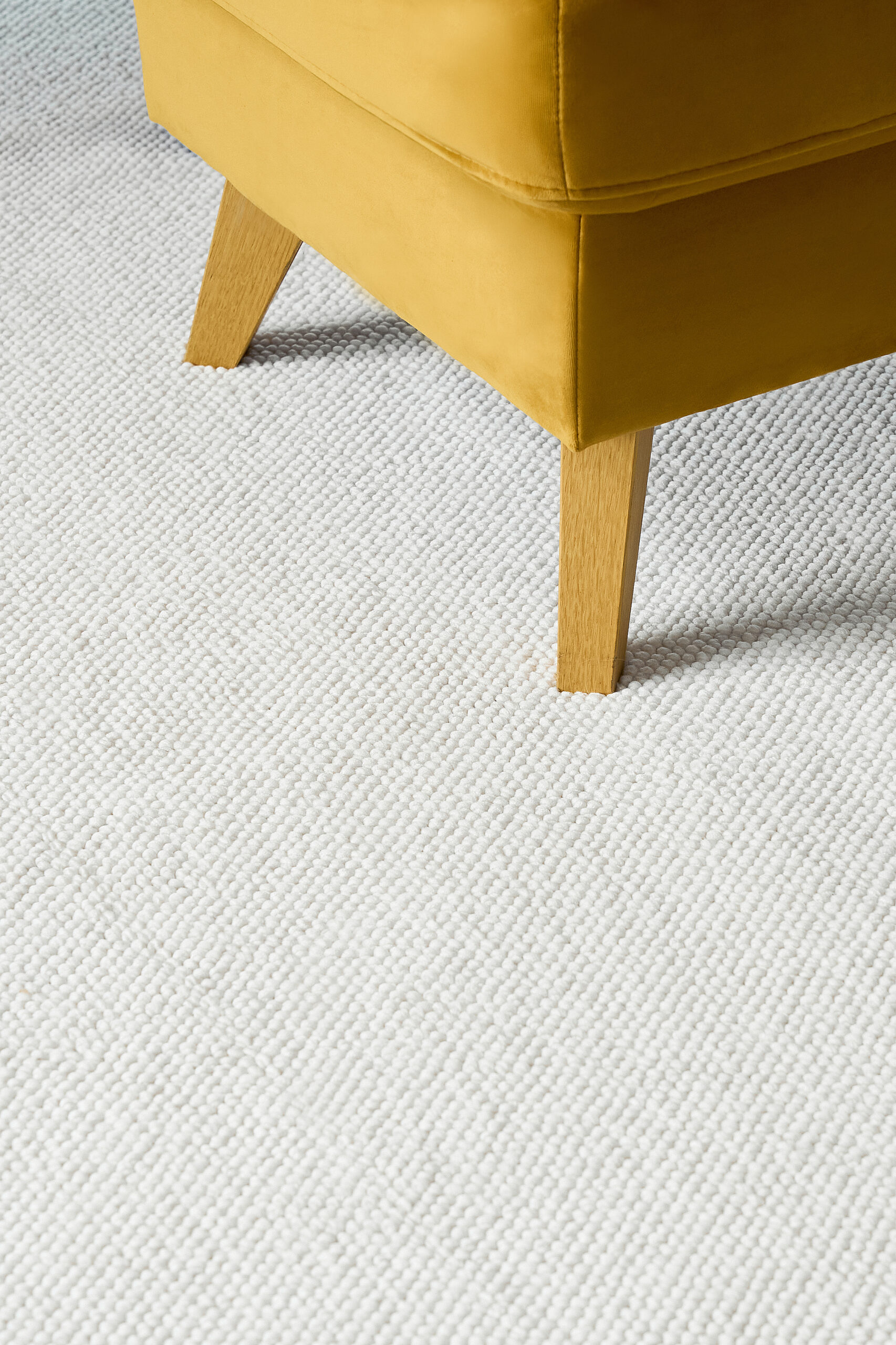 Teppich Agra Quadratisch Cremig Modern