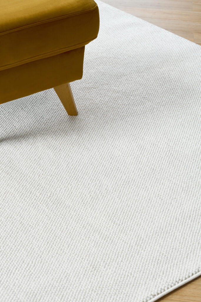 Teppich Agra Quadratisch Cremig Modern