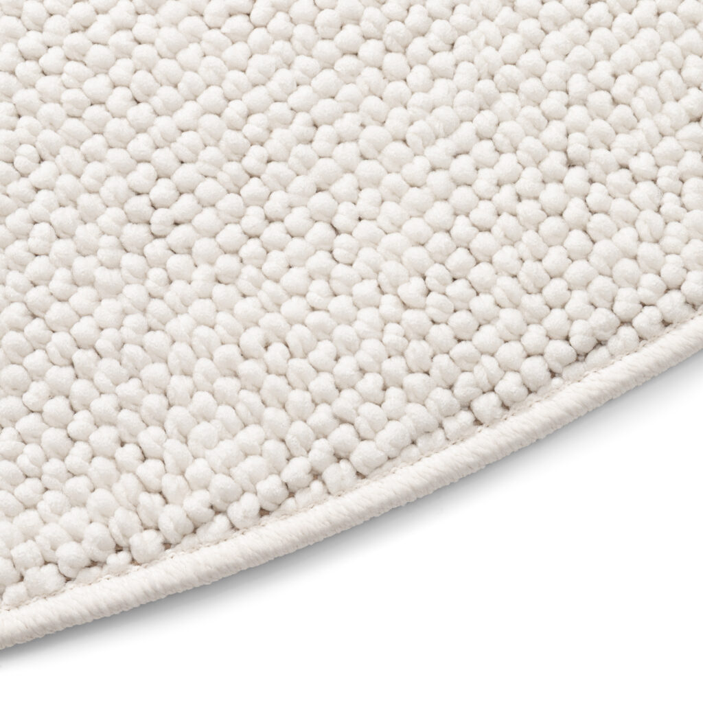 Teppich Agra Rund Creme Modern