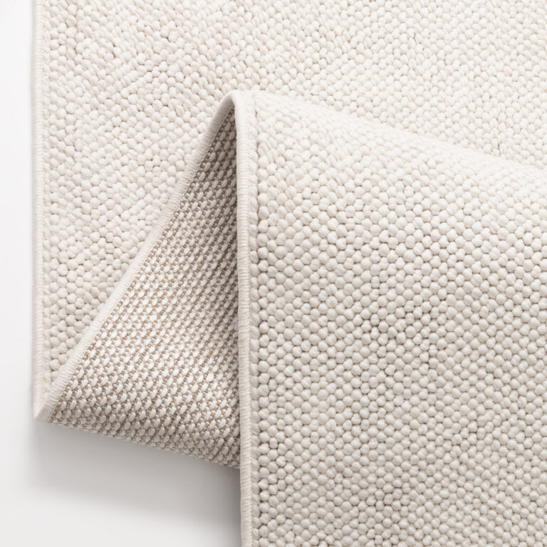 Teppich Agra Quadratisch Cremig Modern