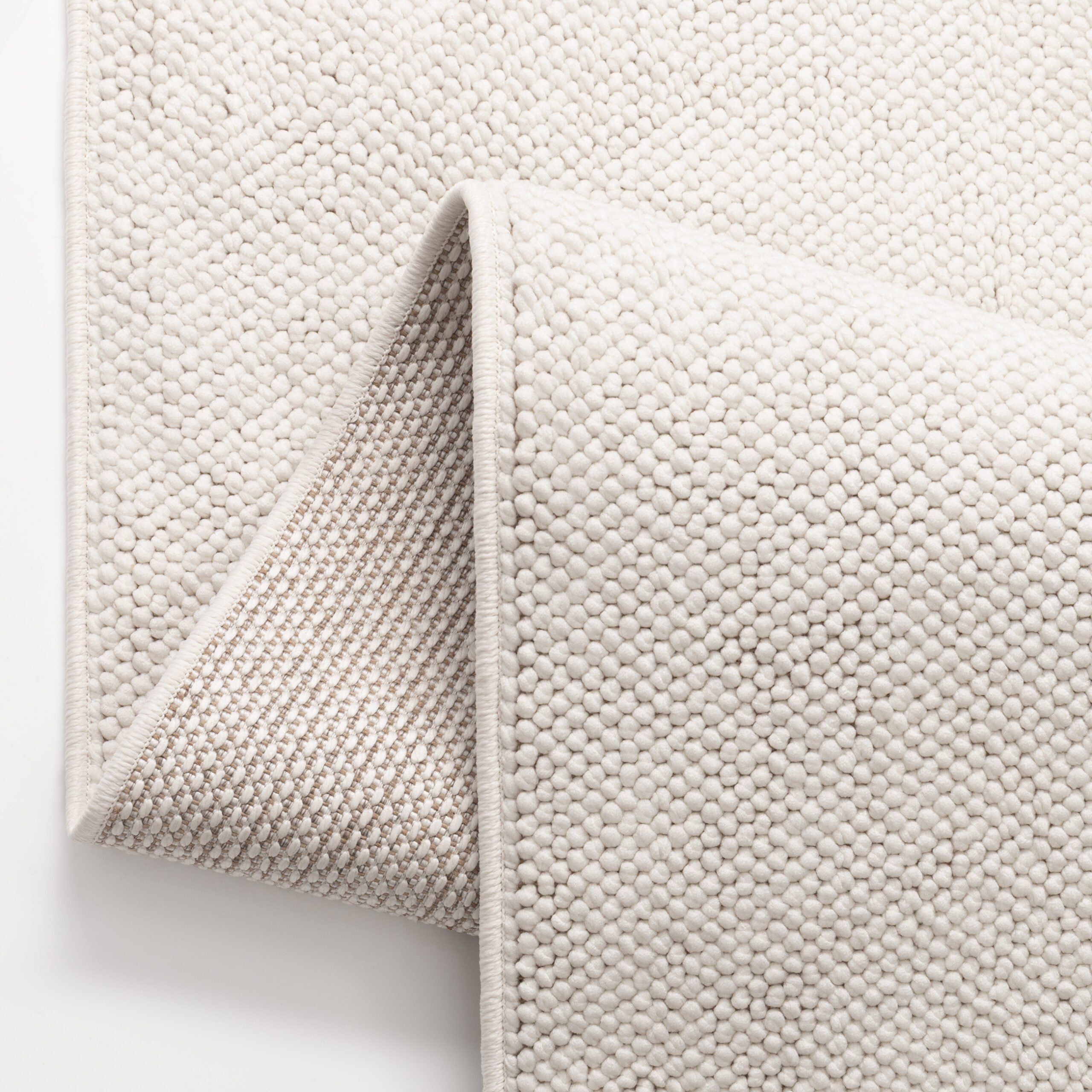 Teppich Agra Quadratisch Cremig Modern