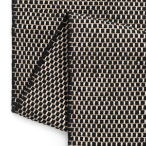 Teppich Wolle Loni Schwarz