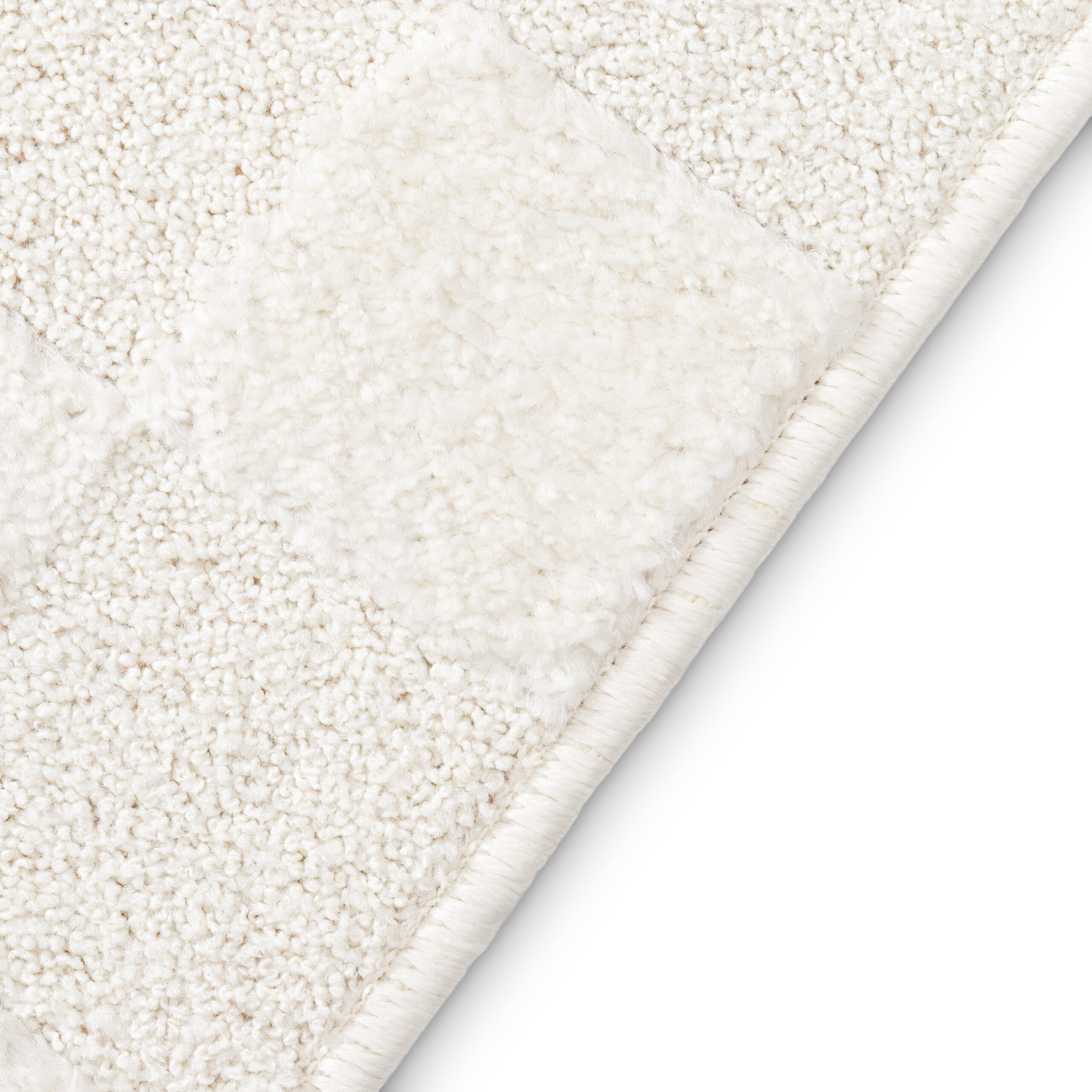 Teppich Terra Creme Karo