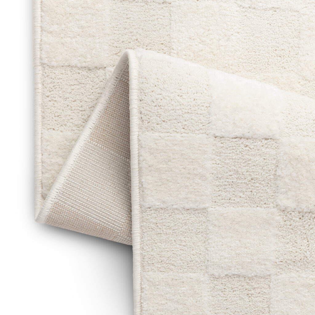 Teppich Terra Creme Karo