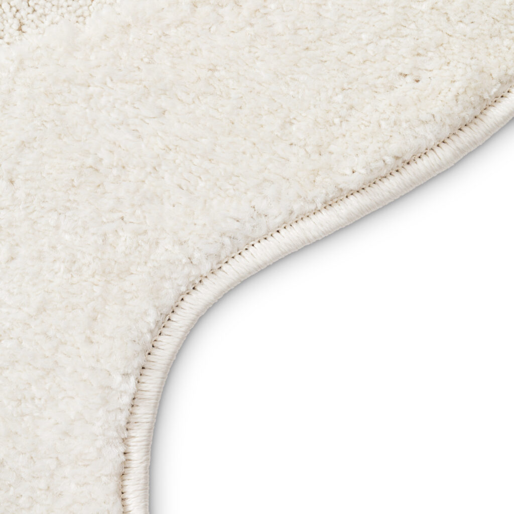 Teppich Terra Creme Welle Unregelmäßige Form