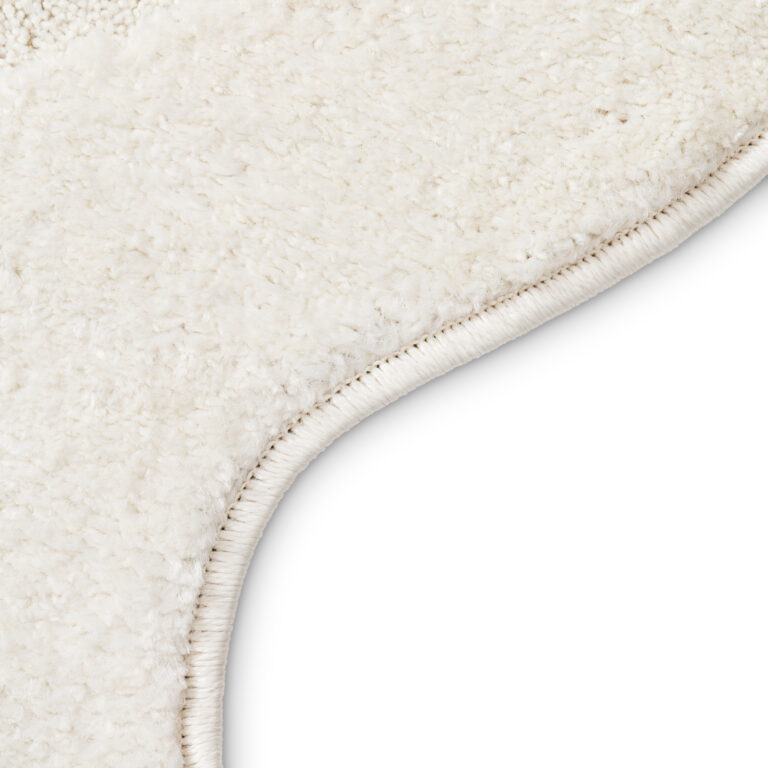 Teppich Terra Creme Welle Unregelmäßige Form