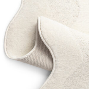 Teppich Terra Creme Welle Unregelmäßige Form