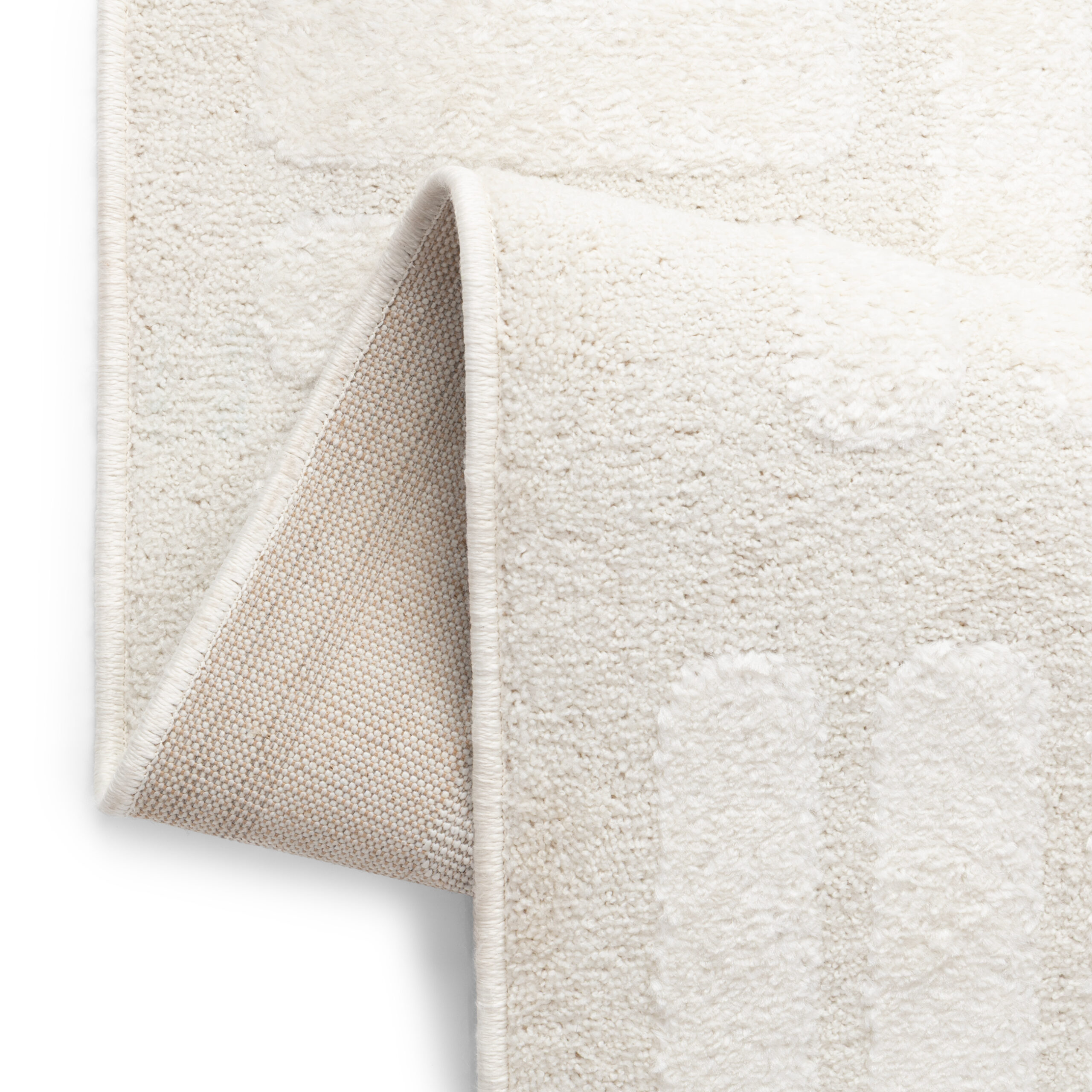 Teppich Terra Creme Streifen