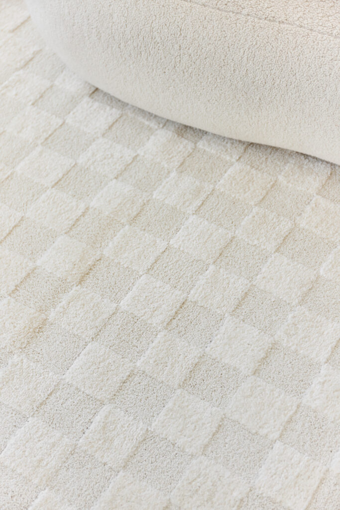 Teppich Terra Creme Karo