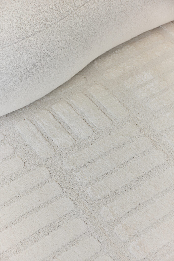 Teppich Terra Creme Streifen