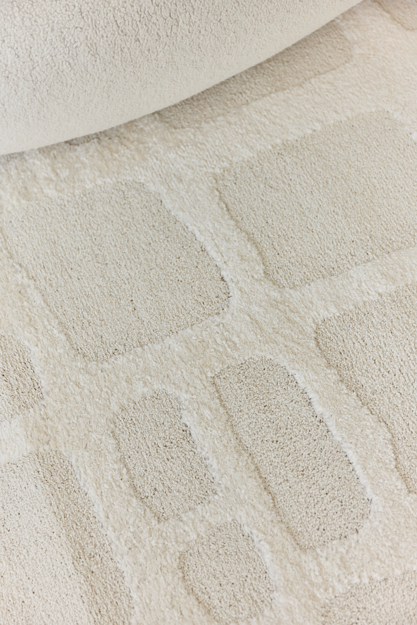 Teppich Terra Creme Steine