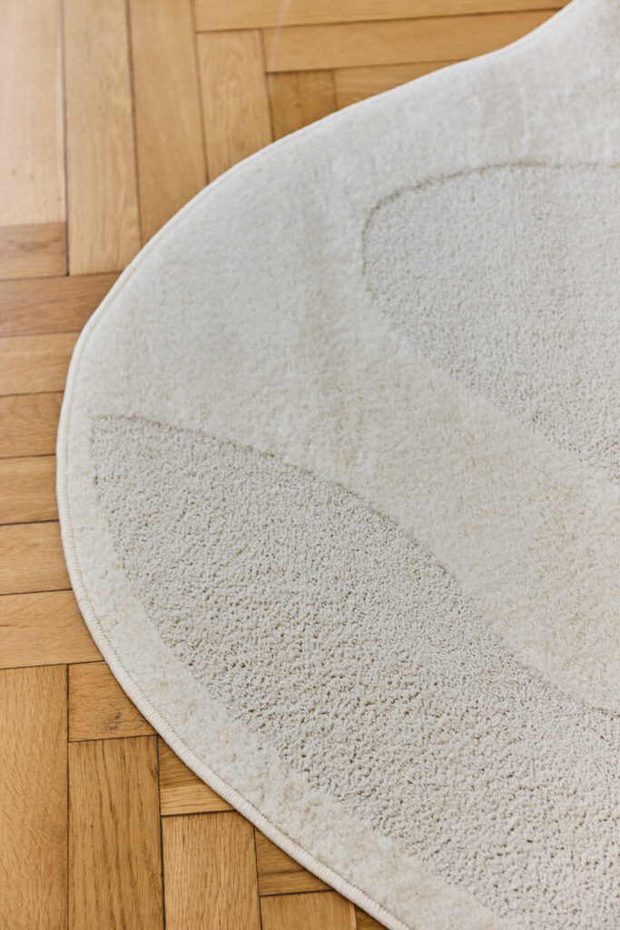 Teppich Terra Creme Unregelmäßige Form