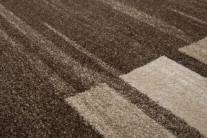 Teppich Sari Braun Rahmen