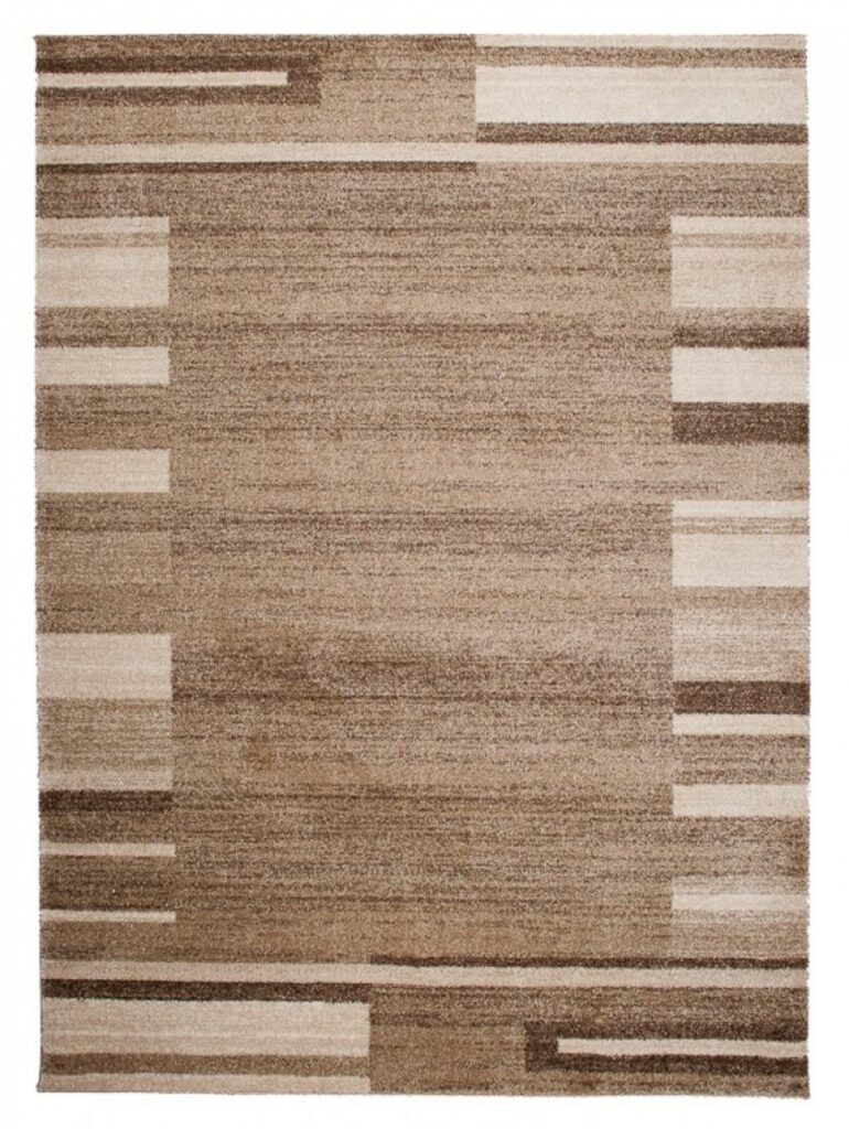 Teppich Sari Dunkel Beige Rahmen